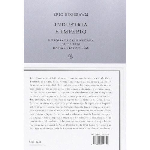 Industria E Imperio - Eric Hobsbawm