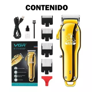 Cortadora De Pelo Barba Vgr V-678 Recargable Ajuste Hoja