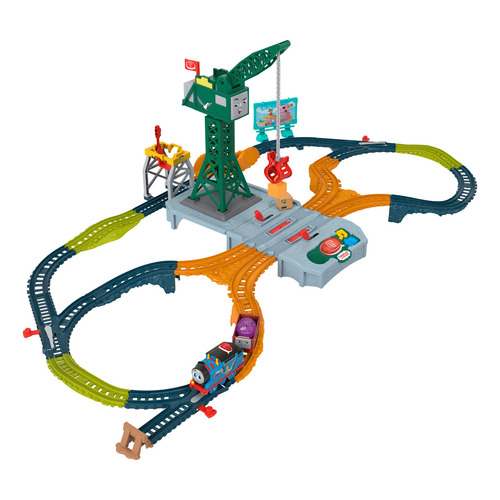 Thomas & Friends Pista Set Tren Parlante Cranky Delivery Color Multicolor