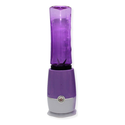 Juguera Batidora Licuadora Personal Portatil 2 Vasos Colores Violeta