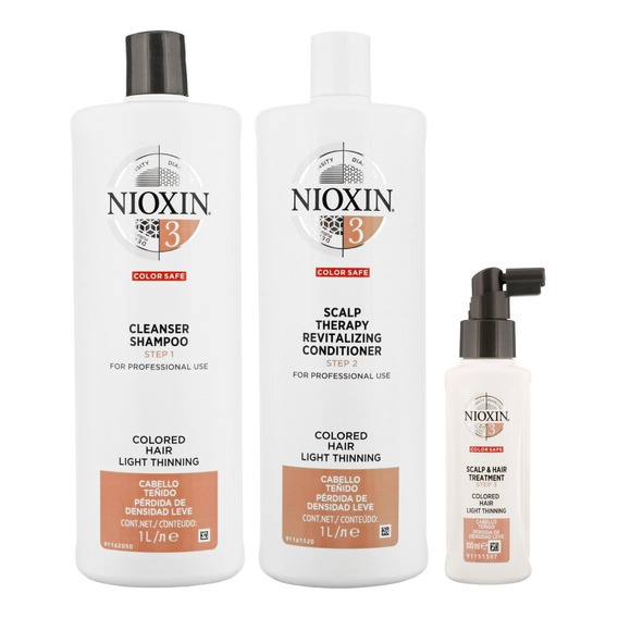 Nioxin-3 Tratamiento Densificador Para Cabello Teñido 1000ml