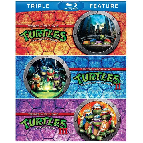 Tmnt X3 Tortugas Mutant Ninja Turtles Pelicula Bluray 1 2 3 