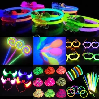 Set Cotillòn N2 Luminoso Led 100 Personas Fiesta Onfirestore