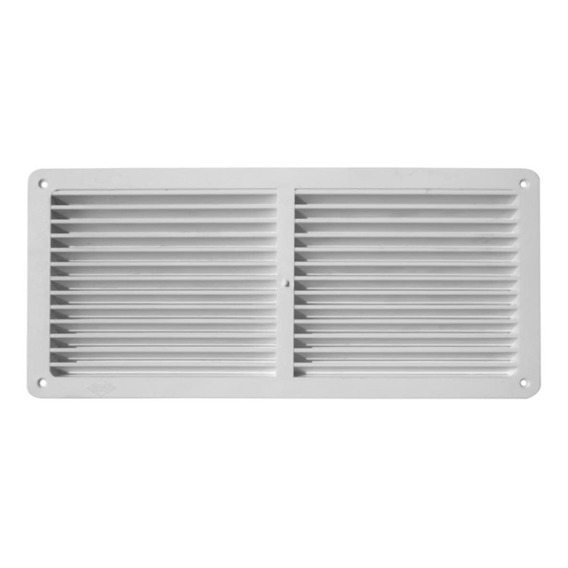 Celosía Ventilación Pvc C/pestaña 30x13,5 Cm Blanco 10u Dvp