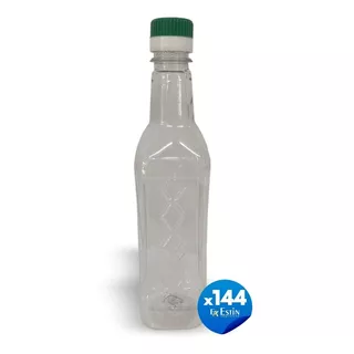 Botellas Plasticas Pet 500 Cc Cuadrada Para Aceite X 144 Un