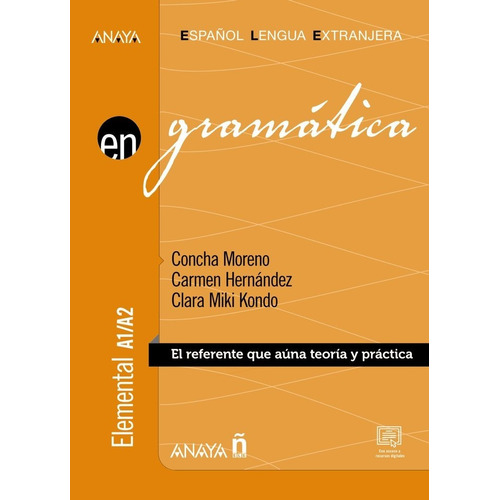 Libro: Gramática. Nivel Elemental A1-a2. Moreno, Concha/hern
