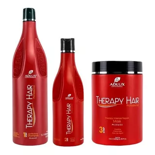 Kit Therapy Hair Adlux Profissional 3 Passos
