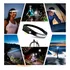 Linterna Led Cob Blanco Frontal De Cabeza Carga Usb Camping Blanco Negro