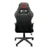 Silla de escritorio Marvo CH-106 gamer ergonómica negra con tapizado de cuero sintético