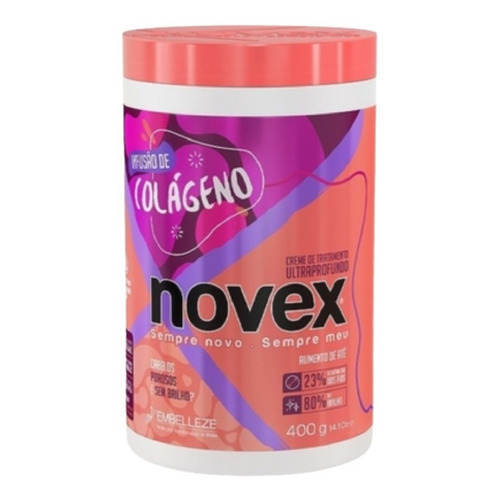 Mascarilla Capilar Novex Infusión De Colágeno 400g