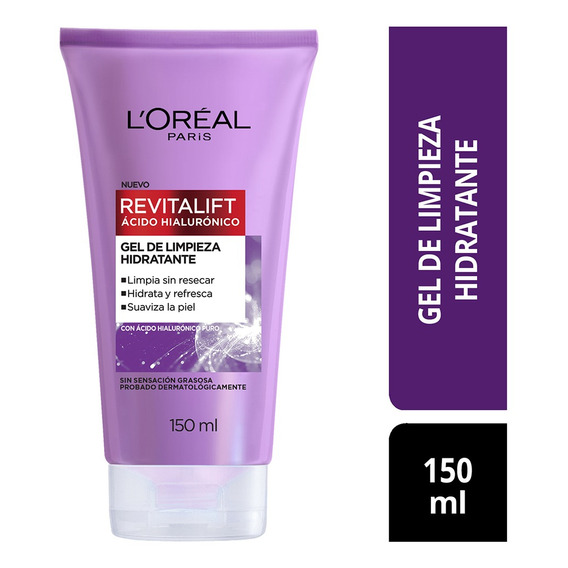 Gel De Limpieza Hidratante Ácido Hialurónico L' Oréal Paris Tipo de piel Todo tipo de piel