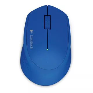 Logitech M280, Mouse Inalámbrico Cómodo Diseño Curvo - Azul