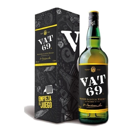 Whisky Escoces Vat 69 1 Litro!
