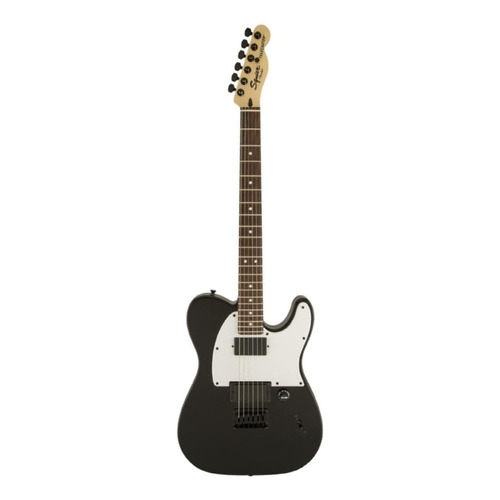 Guitarra eléctrica Squier by Fender Artist Jim Root Telecaster de caoba flat black mate/satin con diapasón de palo de rosa