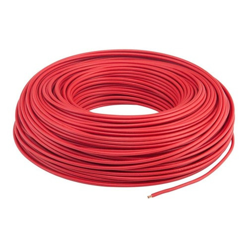 Cable Electrico Iusa Rojo Thw #8 Cobre Puro 100 Metros