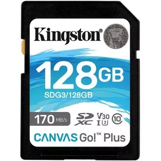 Cartão Memória Sdxc 128gb Canvas Go Plus 170mbs Kingston