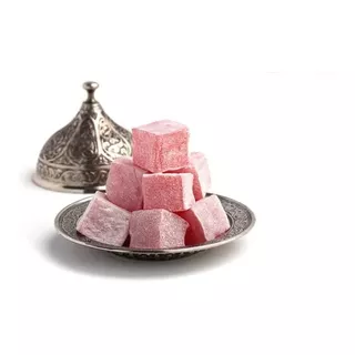 Delicia Turca Lokum Halkum, Sabor Rosa,granada,frut Pack 25u