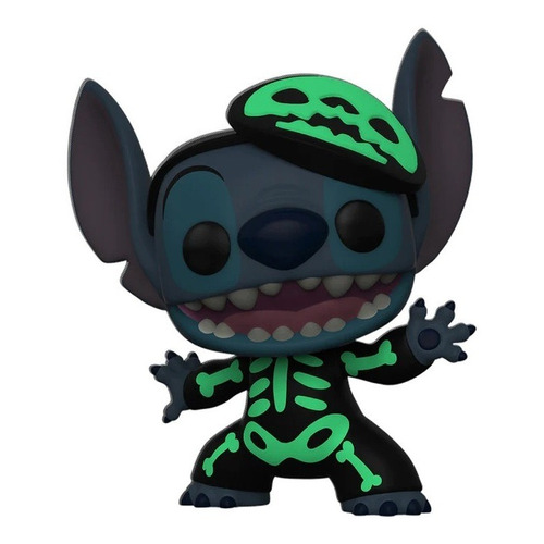 Funko Pop Skeleto Stitch 1234 Version.chase/glow Edicion Especial Lilo & Stitch De Disney
