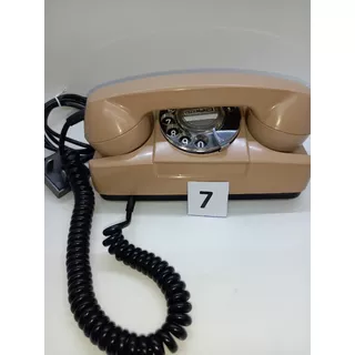 Telefone Disco  Gte Starlite Cor Salmão Ano 70 E 80