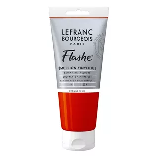Tinta Acrílica Flashe Lefranc&bourgeois S3 Fluor Orange 80ml