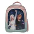 Mochila Escolar Frozen Niñas 40 Cm Jacquard Color Salmón Diseño De La Tela Liso