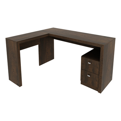 Mesa Com 2 Gavetas Me4129 Mdp Rustico - Gran Belo