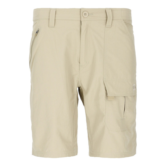 Pantalon Corto Trail Hombre Beige