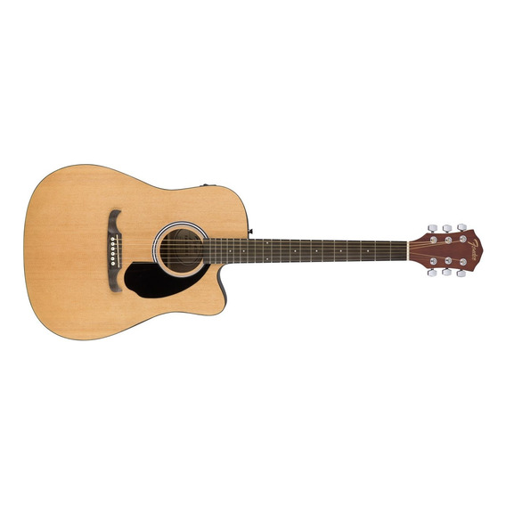 Guitarra Electroacústica Fender Fa-125ce Dread Natural Orientación De La Mano Diestro Color Natural