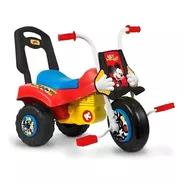 Triciclo Moto Infantil Mickey Minnie Disney Baul Niños 