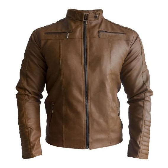 Chaqueta Hombre Cuero Sintetico  100% Garantizada Slim