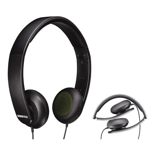 Auriculares Shure Srh144 Plegables Rango Extendido Color Negro