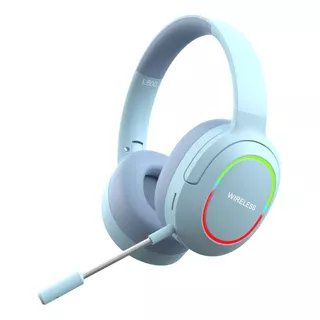 Killsoul®audífonos Bluetooth 5.1 Plegable Con Micrófono Led Color Agua
