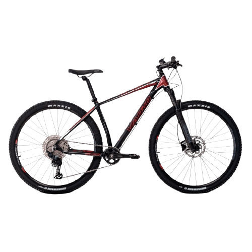 Mountain bike Vairo MTB XR 8.5  2021 R29 S 12v freno disco hidráulico cambio Shimano SLX M7100 color negro/rojo  