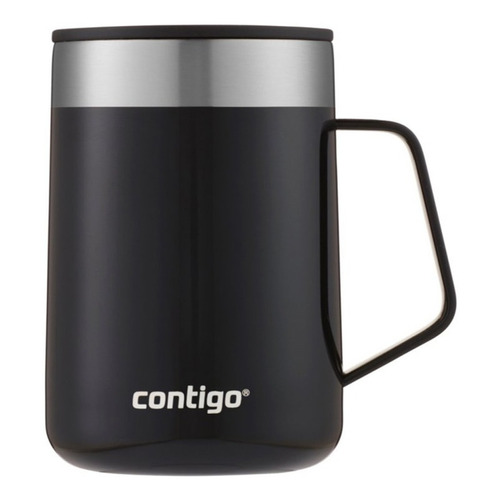 Termo Tapa Deslizable Contigo® Streeterville Acero Inox 14oz Color Licorice