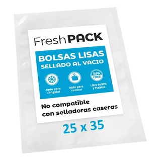 200 Bolsas Sellado Al Vacío Lisas 70 Micras 25x35cm