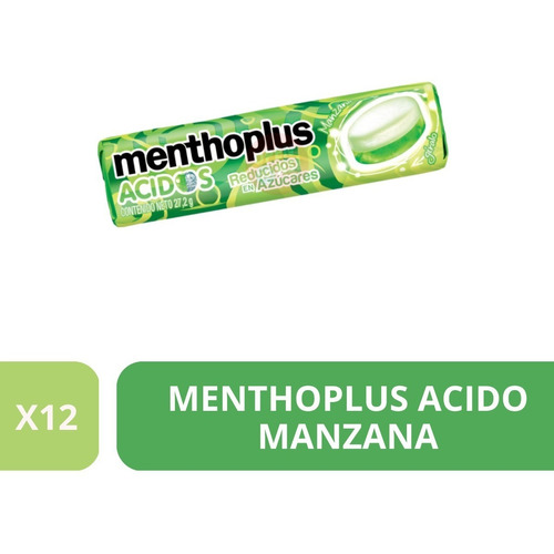Menthoplus Acidos X12un - Barata En La Golosineria