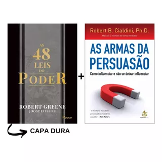 Kit Livro - As 48 Leis Do Poder Capa Dura + As Armas Da Persuasão - Novo Lacrado