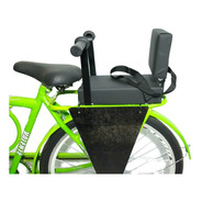 Cadeirinha Assento C/ Almofada E Recosto Traseiro P/ Bike