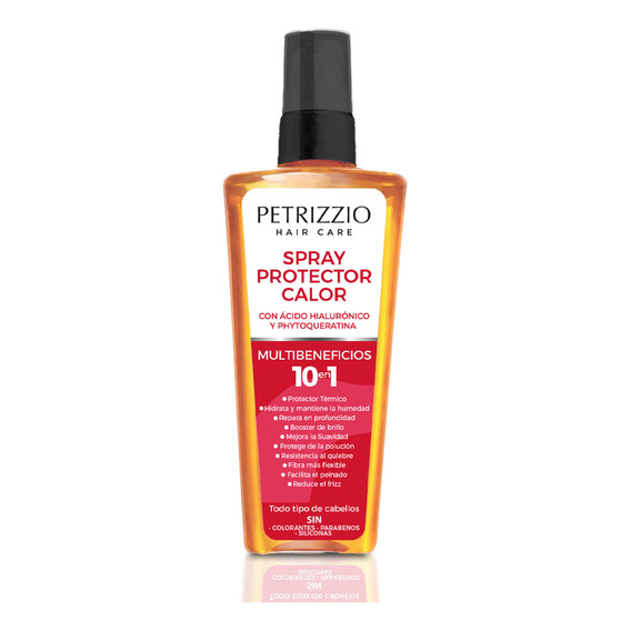 Spray Protector De Calor 10 En 1 Petrizzio Dermo