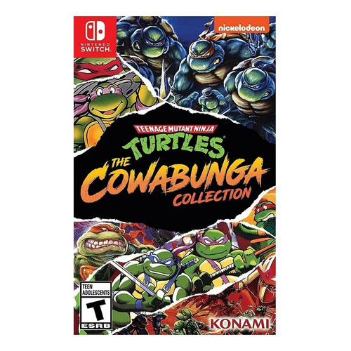 Teenage Mutant Ninja Turtles: The Cowabunga Collection  Teenage Mutant Ninja Turtles Standard Edition Konami Nintendo Switch Físico