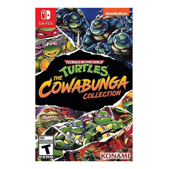 Teenage Mutant Ninja Turtles: The Cowabunga Collection  Teenage Mutant Ninja Turtles Standard Edition Konami Nintendo Switch Físico