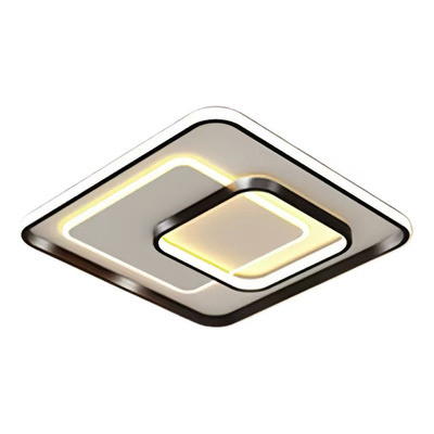 Plafon Led Nexus Negro Diseño Moderno 52w Cct Lda80052-n Negro