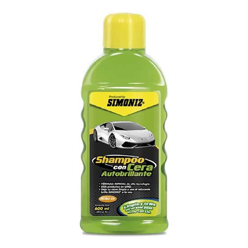 Shampoo Para Carros 600 Ml Simoniz Con Cera Autobrillante