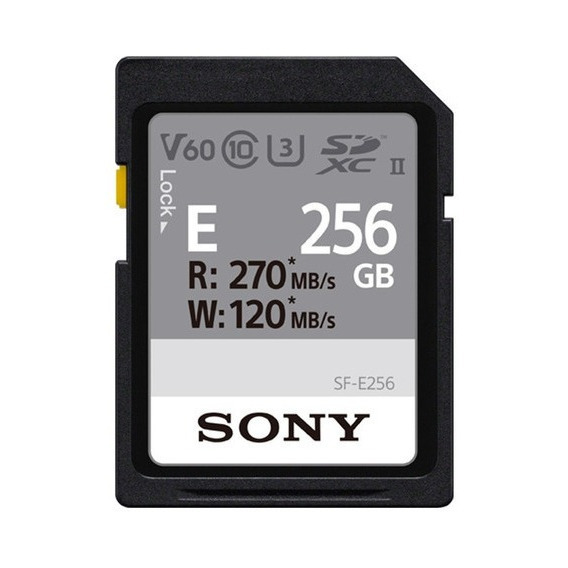 Tarjeta De Memoria Sony Sd Uhs-ii 256 Gb Sf-e256 Para Camara