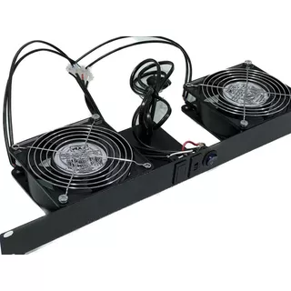 Kit De Ventilação Para Rack 2 Ventiladores Padrão Univ 19