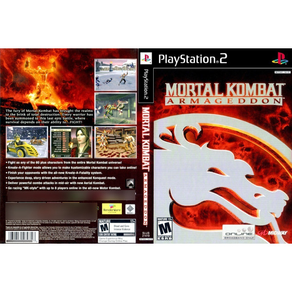 Mortal Kombat Armagedon Para Ps2 