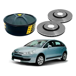  Disco Freio Dianteiro 283mm Citroën C4 2.0 2007 A 2013