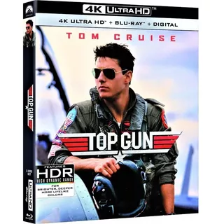 Blu-ray 4k Ultra Hd Top Gun Ases Indomáveis Dub/leg Cruise