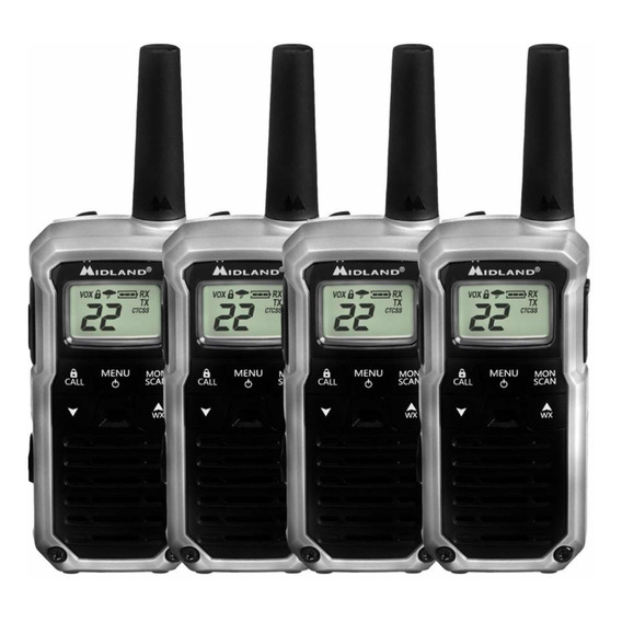 Radio 2 Vías Midland Tx45vp3 4 Piezas Walkie Talkie