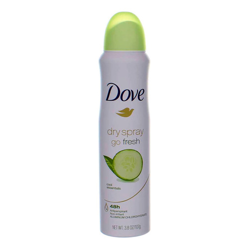 Desodorante Dove 3.8 fl Oz Spray Seco Cool Essentials Anti